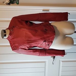 Cherry Red Lucky Brand ♥️ Red Leather